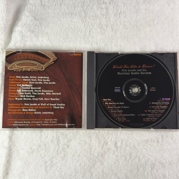 Pete Jacobs Wartime Radio Review – Would You Like to Dance? Swing Jazz CD - Picture 3 of 6
